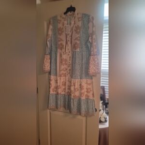 Floral Patchwork Dress